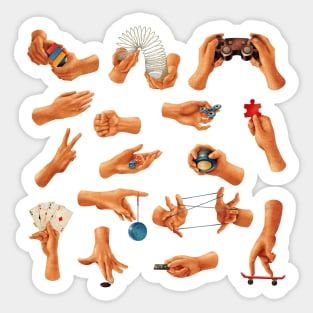 FINGER GAMES Sticker